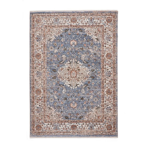 Covor albastru/bej 200x290 cm Vintage – Think Rugs