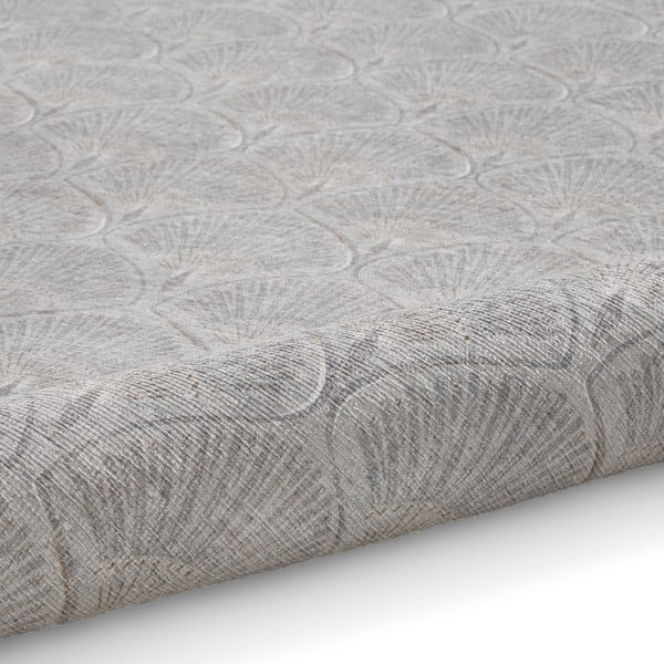 Covor gri deschis lavabil 122x170 cm Deco Peacock – Catherine Lansfield-image-3