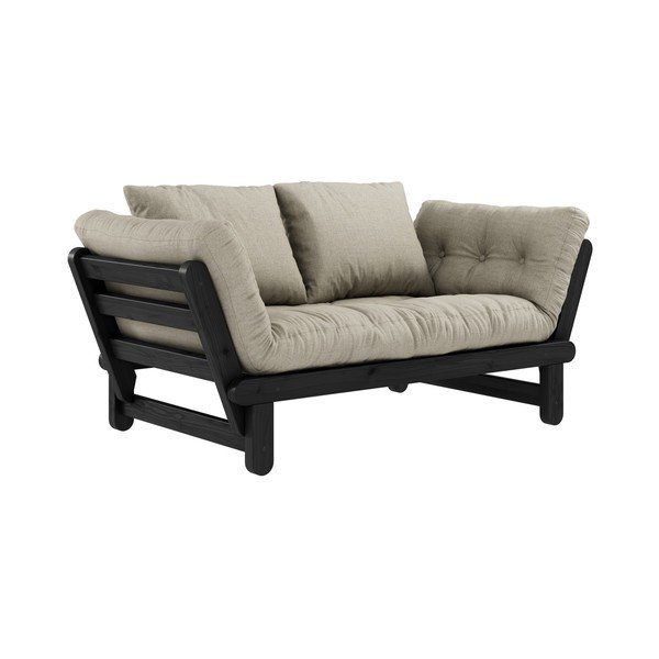Canapea variabilă KARUP Design Beat Black, bej - gri-image-3
