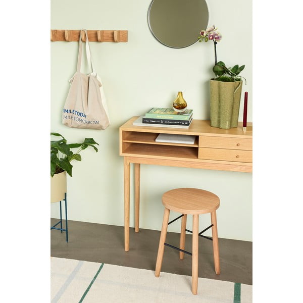 Birou cu aspect de lemn de stejar 37x145 cm Collect – Hübsch-image-2