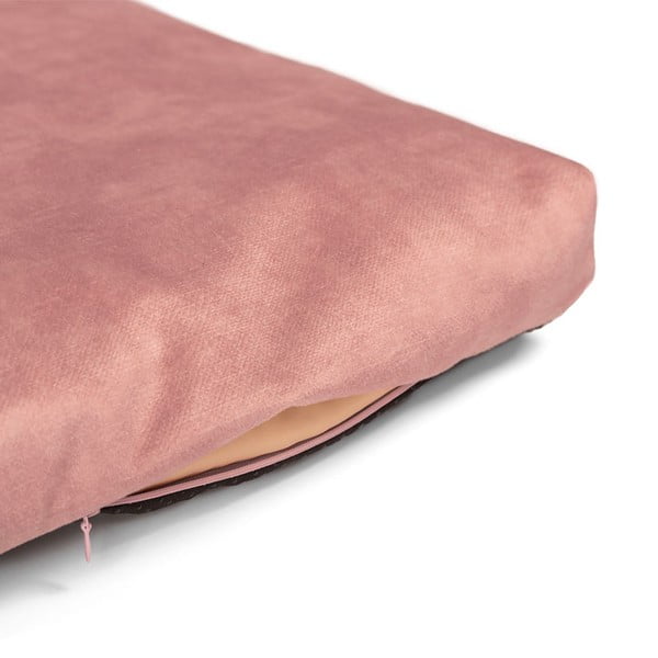 Saltea roz pentru câini din piele ecologică 90x110 cm SoftPET Eco XXL - Rexproduct-image-4