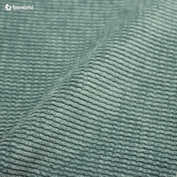 Pat matrimonial albastru deschis tapițat cu somieră 180x200 cm Barker – Ropez-image-1