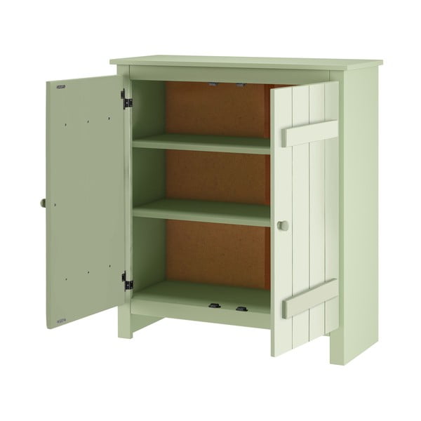 Dulap verde deschis din lemn de pin 100x110 cm Bertram – Støraa-image-3