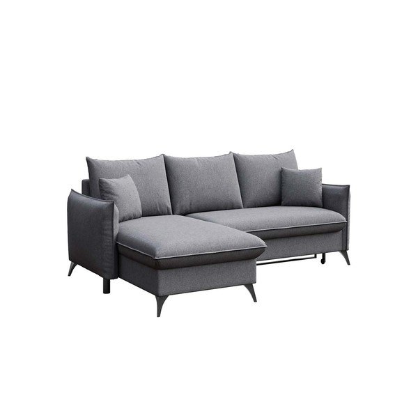 Colțar gri închis extensibil (colț pe partea  stângă ) Lilio – MESONICA-image-2