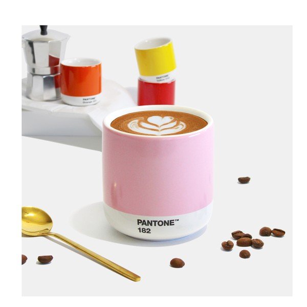 Ceașcă roz-deschis pentru cappuccino din porțelan 175 ml Light Pink 182 – Pantone-image-2
