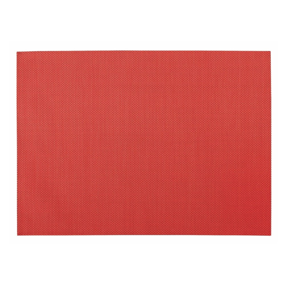 Suport pentru farfurie Zic Zac, 45 x 33 cm, roșu
