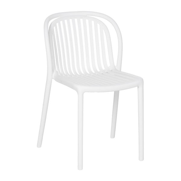 Scaun de dining alb din plastic Alia – Ixia