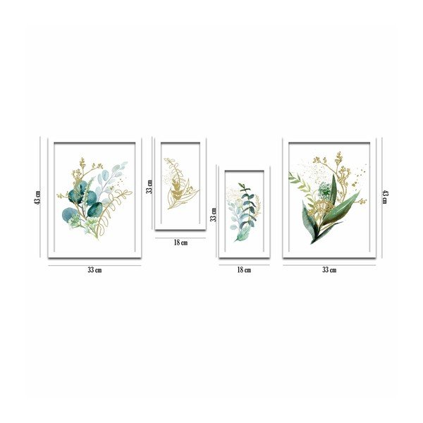 Postere 4 buc. 33x43 cm – Wallity-image-2