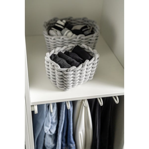 Coș de depozitare pentru baie din material textil Tia – Wenko-image-3