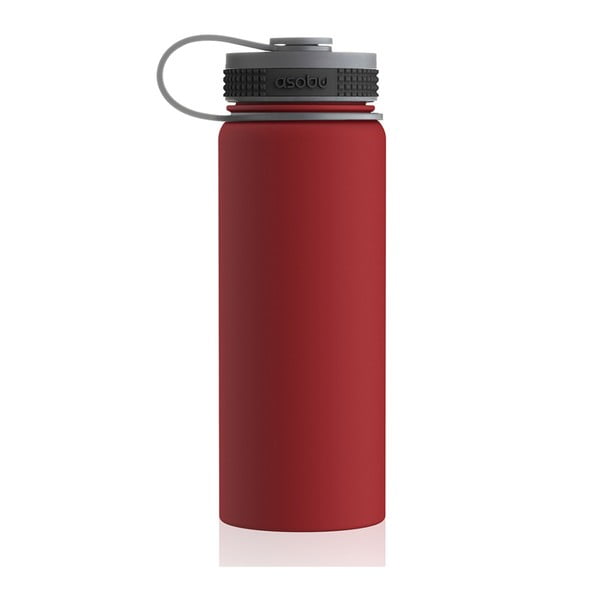 Sticlă termos Asobu Alpine Flask, 530 ml, roșu
