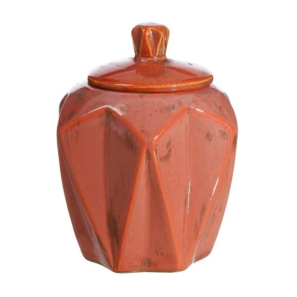 Vas decorativ din ceramică Ixia Salmon, ⌀ 19,5 cm, roșu