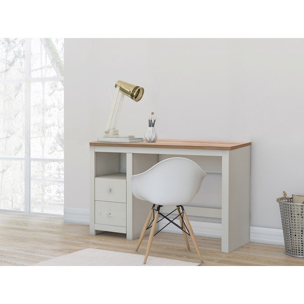 Birou cu blat cu aspect de lemn de stejar 50x120 cm Emerald – Støraa-image-1