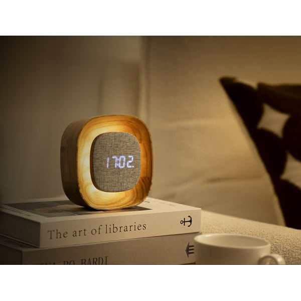 Ceas deșteptător digital Lumos Ash – Gingko-image-1