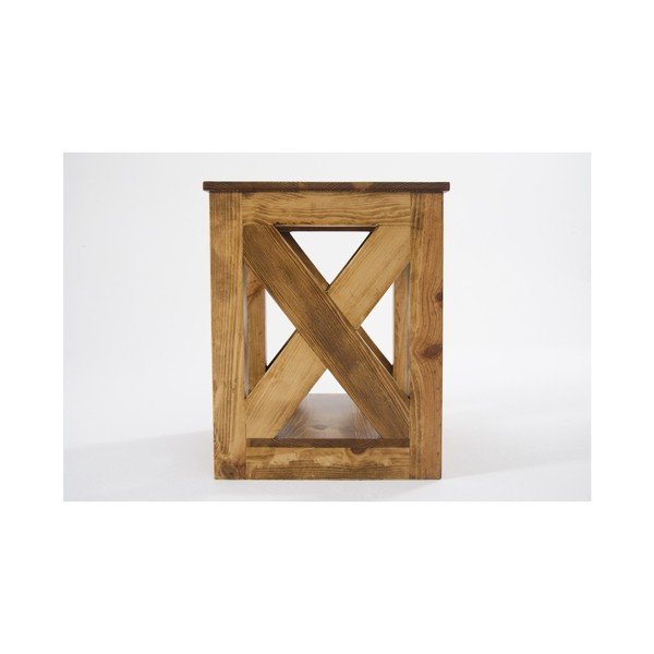 Măsuță din lemn masiv de pin Macapa-image-2