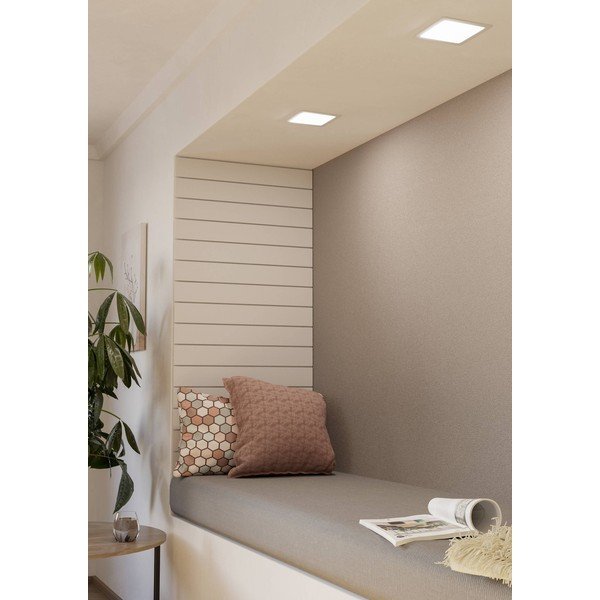 Plafonieră albă LED/încastrată 17x17 cm FUEVA 5 – EGLO-image-1