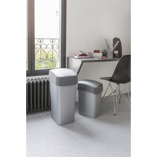 Coș de gunoi Curver Pacific, 45 l, gri-image-3
