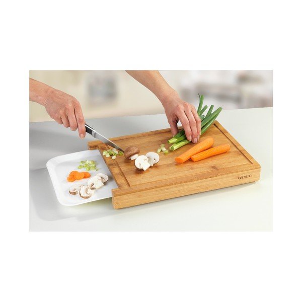 Tocător din bambus cu sertar Bruno-image-2