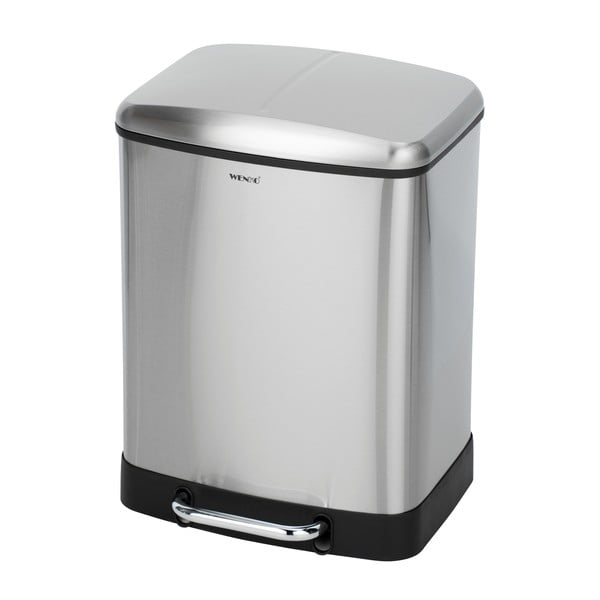 Coș de gunoi de reciclat din oțel inoxidabil 24 l Studio Duo – Wenko-image-2