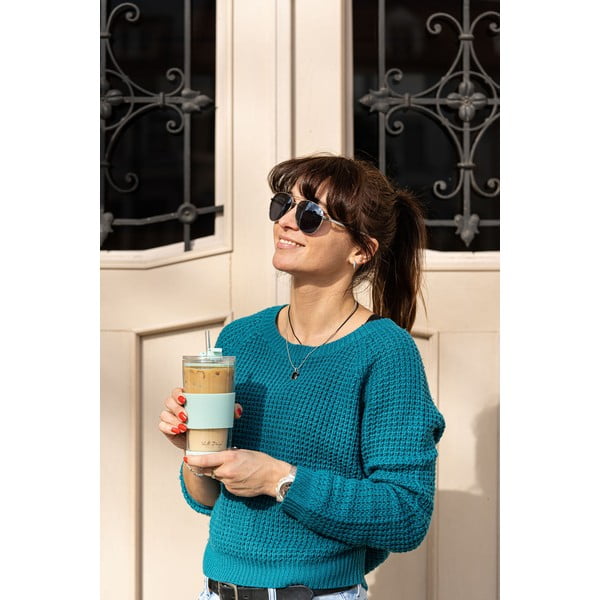 Cană termos verde-mentă 600 ml Fuori – Vialli Design-image-3