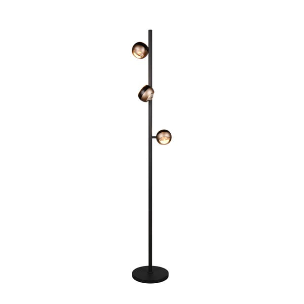 Lampadar negru-bronz LED (înălțime 150 cm) Orbit – Trio Select-image-1