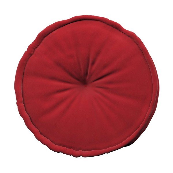 Fotoliu bean bag roșu Posh Velvet – Yellow Tipi-image-1