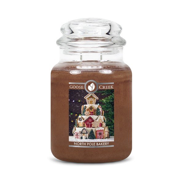 Lumânare parfumată în recipient din sticlă Goose Creek, aromă de brutărie, 150 ore de ardere