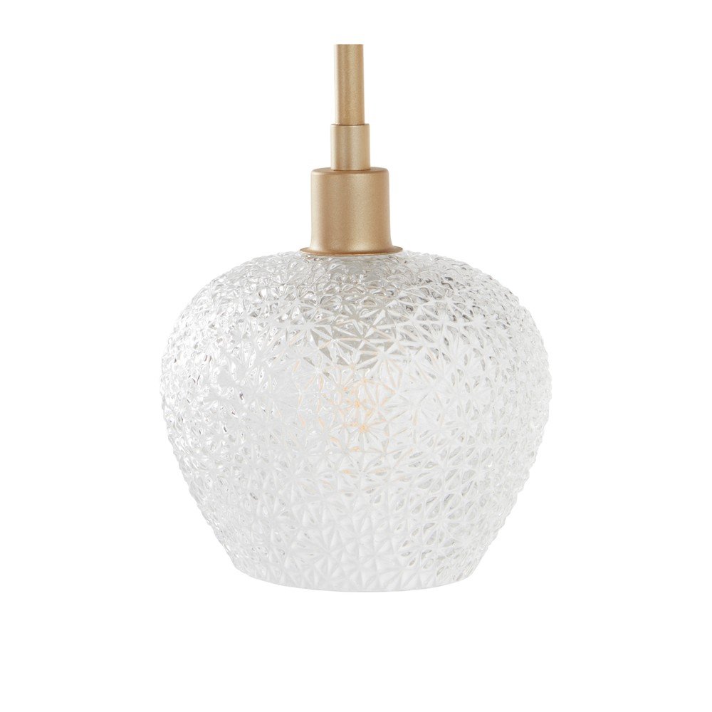 Lustră aurie din sticlă ø 15 cm Frost – Jotex