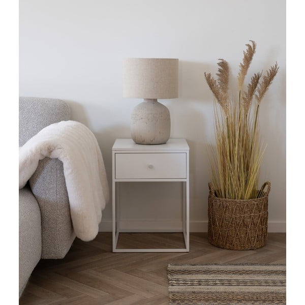 Noptieră albă Vita – House Nordic-image-1