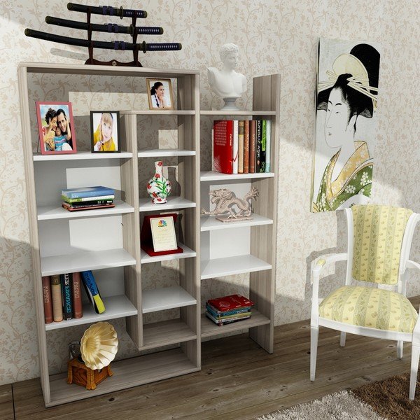 Bibliotecă Belinda, alb-image-1