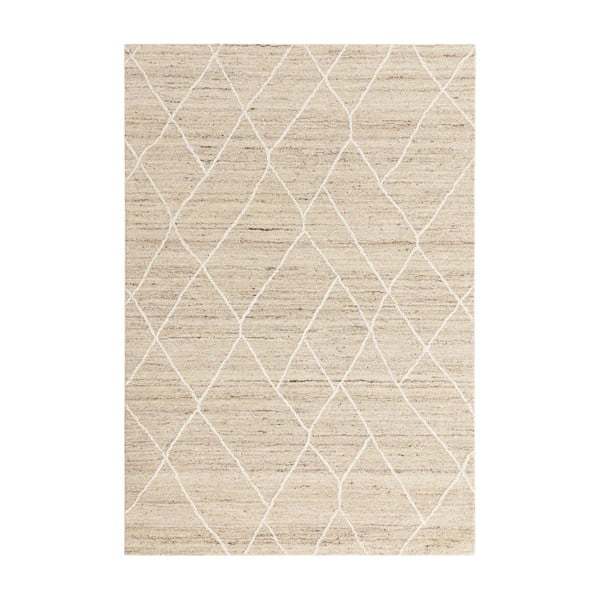 Covor în culoare naturală din lână 120x170 cm Noah – Asiatic Carpets