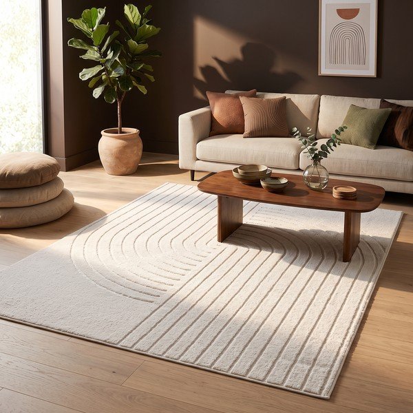 Covor crem 200x290 cm Solace – ESTE-image-1