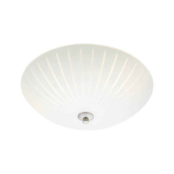 Plafonieră albă cu abajur din sticlă ø 35 cm Cut – Markslöjd