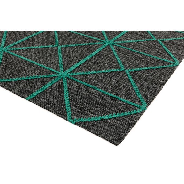 Covor Asiatic Carpets Prism, 120 x 170 cm, negru-verde-image-4