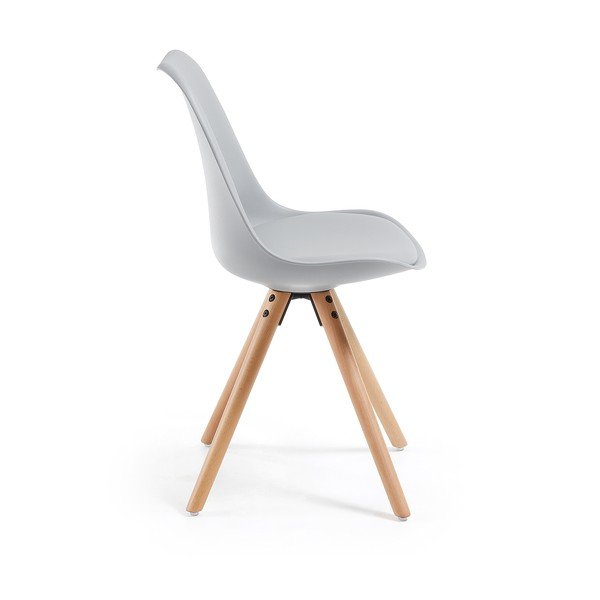 Set 4 scaune dining La Forma Lars, gri -image-3