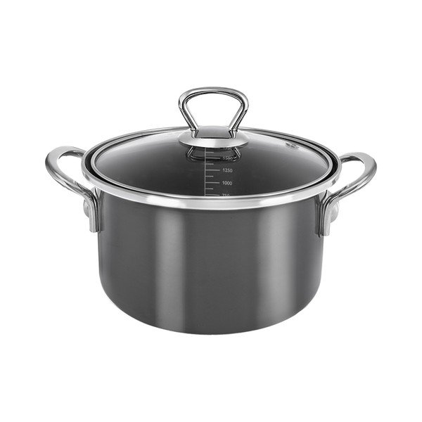 Set de vase pentru gătit 9 buc. smalțuit Metalic – Orion-image-4