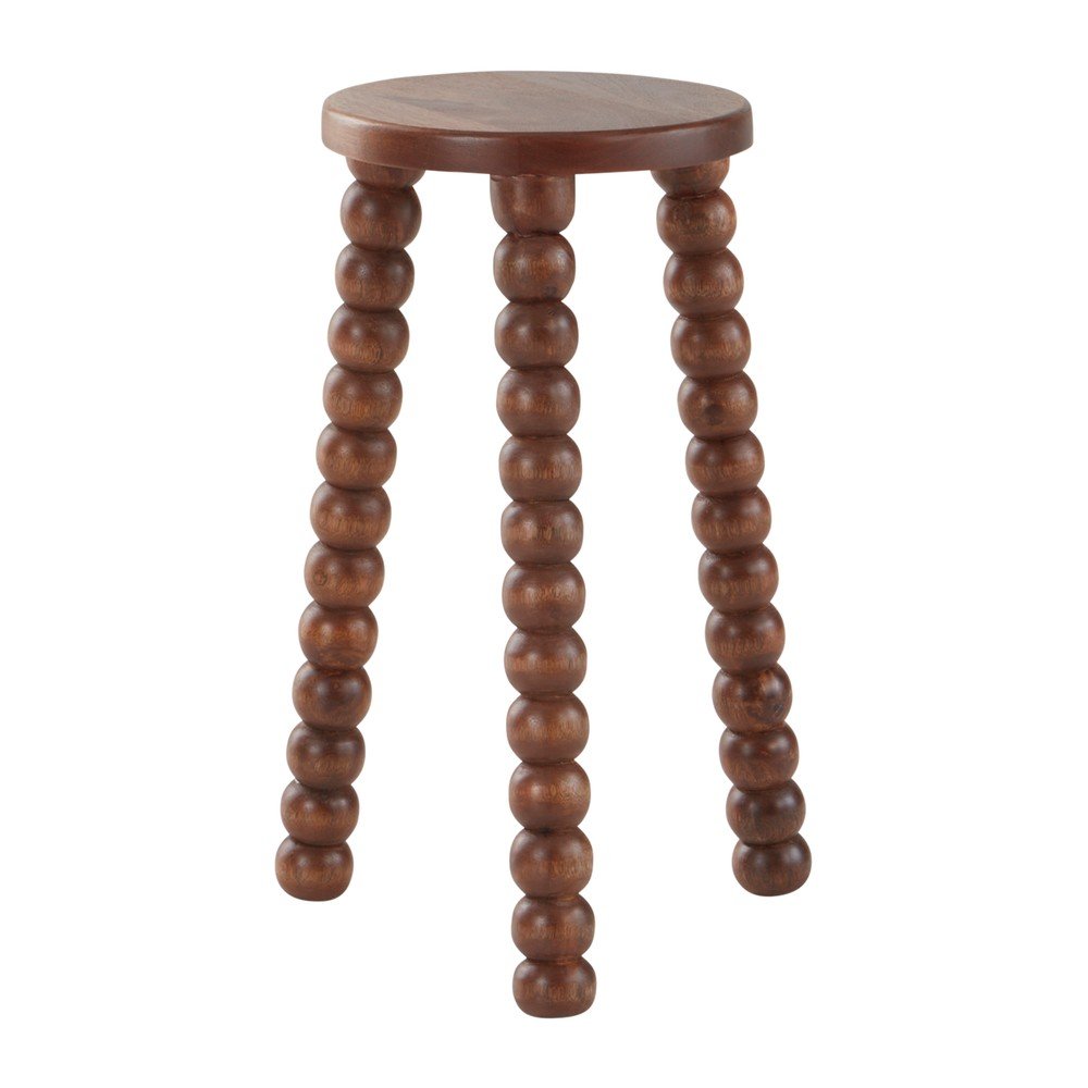 Măsuță auxiliară rotundă din lemn de mango ø 30 cm Carbis – Jotex