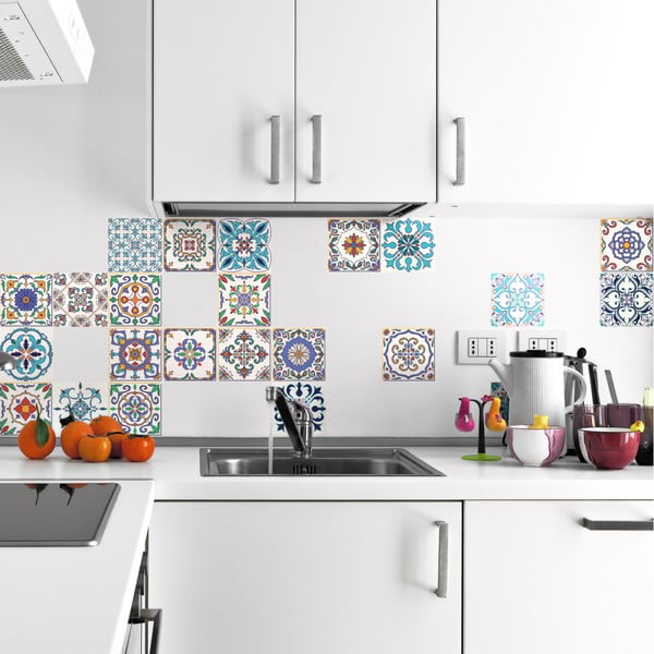 Set 24 autocolante Ambiance Madeira, 15 x 15 cm-image-2