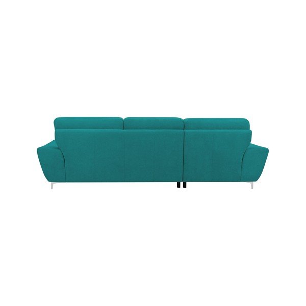 Canapea extensibilă Windsor & Co Sofas Omega, turcoaz, partea dreaptă-image-2