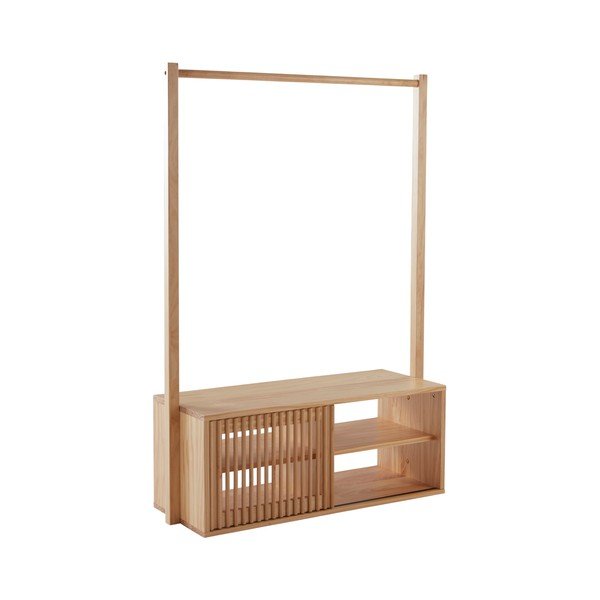 Set pentru hol în culoare naturală deschisă din lemn de pin 108x200x42 cm Svanshall – Jotex