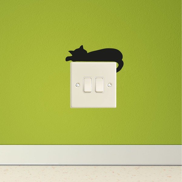 Autocolant Ambiance Sleeping Cat Mini-image-1