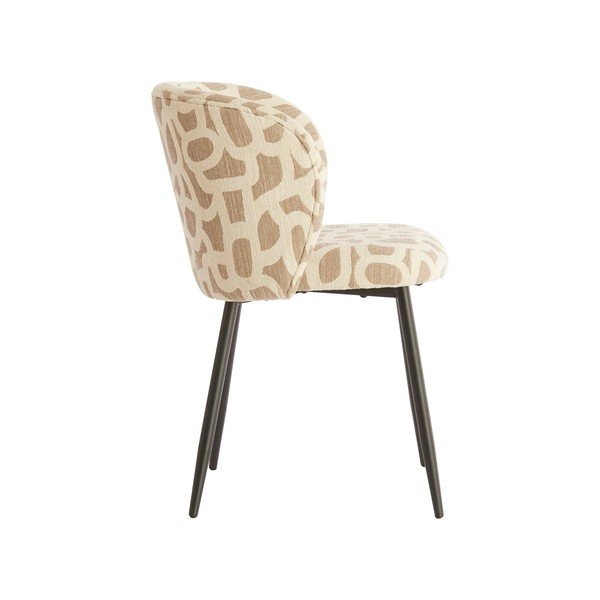 Scaun de dining bej/taupe tapițat Elyna – Light & Living-image-2
