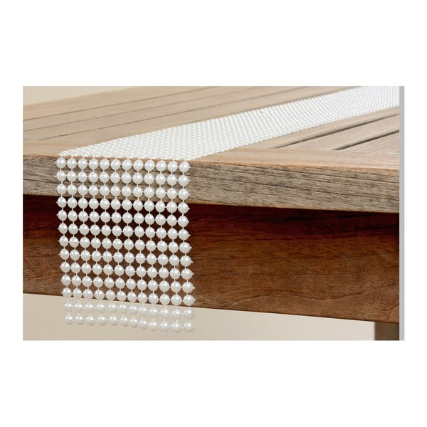 Decorațiune pentru masă Boltze Pearl, 180 x 11 cm
