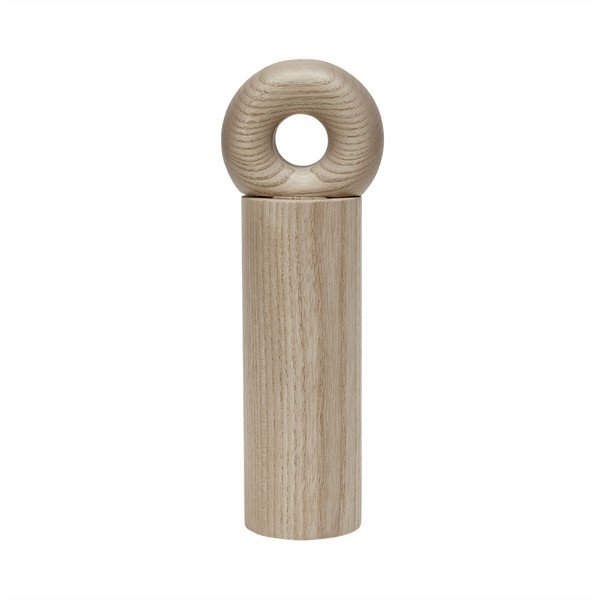 Recipient pentru sare și piper în culoare naturală din lemn Hoop – OYOY Living Design