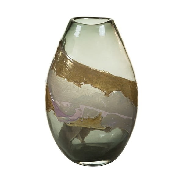 Vază din cristal lucrată manual Santiago Pons Kris, înălțime 35 cm