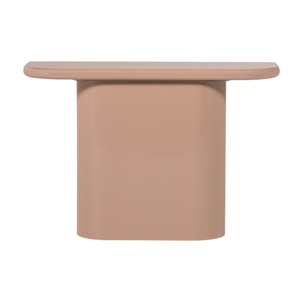 Masă consolă roz-deschis cu aspect lucios 30x120 cm Nocta – WOOOD-image-3