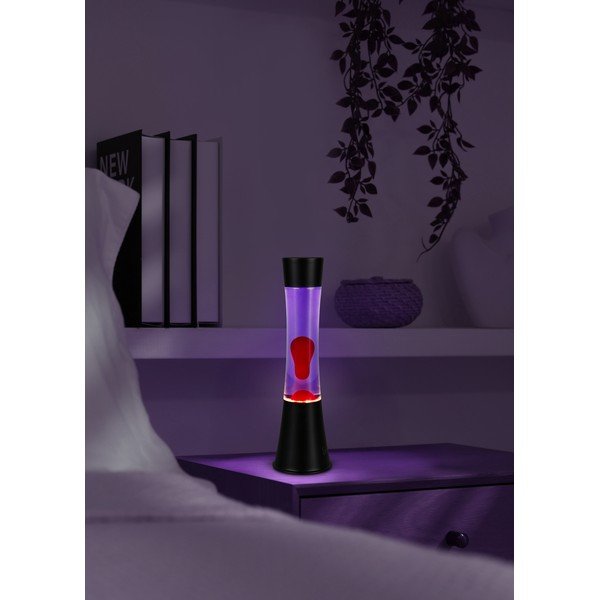 Lava lamp neagră LED (înălțime 39,5 cm) Etna – Reality-image-1