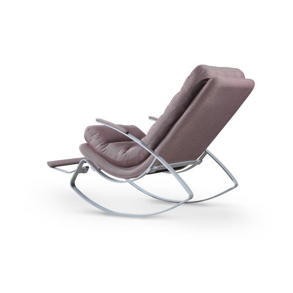 Fotoliu balansoar Garageeight Rockport, gri - maro-image-3