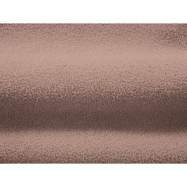 Fotoliu roz deschis cu tapițerie din stofă bouclé Chuck – Micadoni Home-image-4