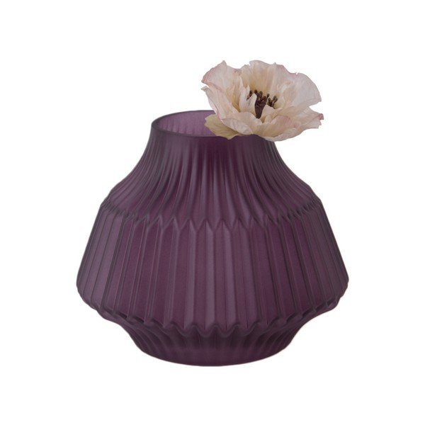 Vază din sticlă PT LIVING, Ø 16 cm, violet-image-1