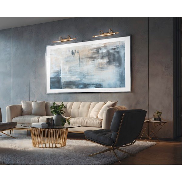 Aplică de perete alămie LED Cuadro – Trio-image-2